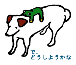 toto of the dog sticker #4893409