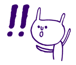 Feline or rabbit sticker #4893991