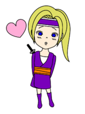 Kawaii Kunoichi sticker #4894206