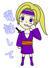 Kawaii Kunoichi sticker #4894212