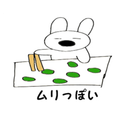 Nose big rabbit and Friends 2 sticker #4895347