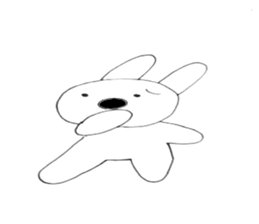 Nose big rabbit and Friends 2 sticker #4895353