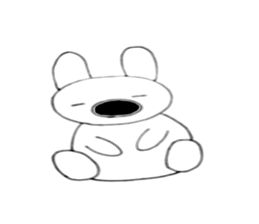 Nose big rabbit and Friends 2 sticker #4895354