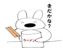 Nose big rabbit and Friends 2 sticker #4895363