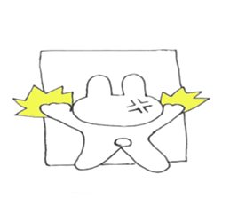 Nose big rabbit and Friends 2 sticker #4895373