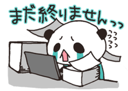 Cheer Rabbit & Job Panda sticker #4895651