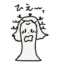 The soliloquy of wig mannequins part3 sticker #4895804