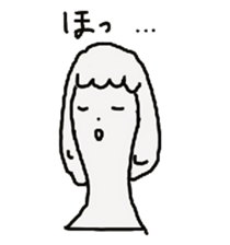 The soliloquy of wig mannequins part3 sticker #4895814