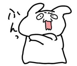 The rabbit which looked strange sticker #4895865