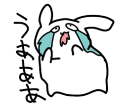 The rabbit which looked strange sticker #4895866