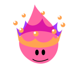 Water droplets and milk crown sticker #4895900