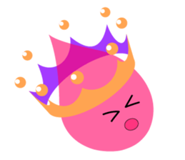 Water droplets and milk crown sticker #4895901