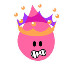 Water droplets and milk crown sticker #4895903