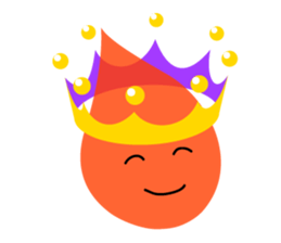 Water droplets and milk crown sticker #4895906