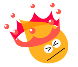 Water droplets and milk crown sticker #4895926