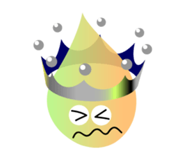 Water droplets and milk crown sticker #4895933