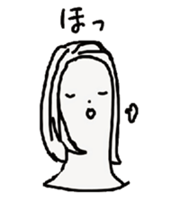 The soliloquy of wig mannequins part2 sticker #4895978