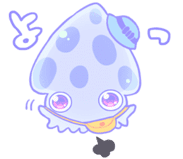 Tiny Squid Puchi sticker #4896296