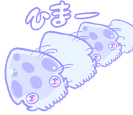 Tiny Squid Puchi sticker #4896298