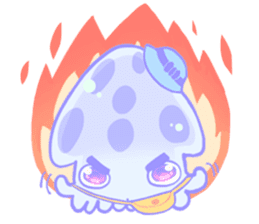 Tiny Squid Puchi sticker #4896300