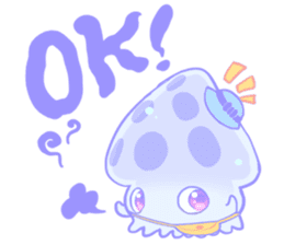 Tiny Squid Puchi sticker #4896320