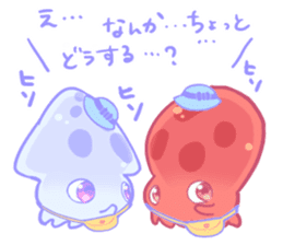 Tiny Squid Puchi sticker #4896325
