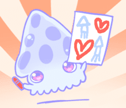 Tiny Squid Puchi sticker #4896328