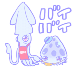Tiny Squid Puchi sticker #4896330