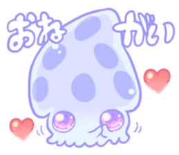Tiny Squid Puchi sticker #4896335