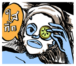 SIAM KRUCH : Happy & Angry Faces sticker #4896696