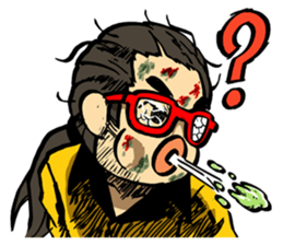 SIAM KRUCH : Happy & Angry Faces sticker #4896703