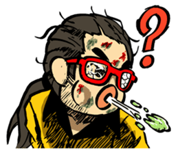 SIAM KRUCH : Happy & Angry Faces sticker #4896703