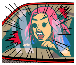 SIAM KRUCH : Happy & Angry Faces sticker #4896713