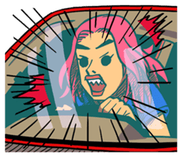 SIAM KRUCH : Happy & Angry Faces sticker #4896713