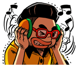 SIAM KRUCH : Happy & Angry Faces sticker #4896719