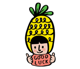 Nahim loves big-fruits sticker #4896736