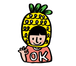 Nahim loves big-fruits sticker #4896738