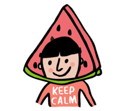 Nahim loves big-fruits sticker #4896741
