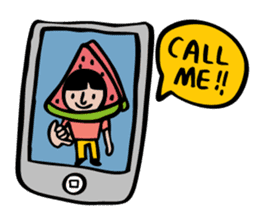 Nahim loves big-fruits sticker #4896743