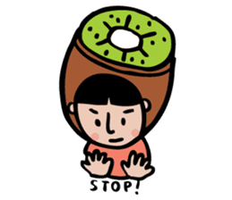 Nahim loves big-fruits sticker #4896746