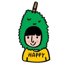 Nahim loves big-fruits sticker #4896749