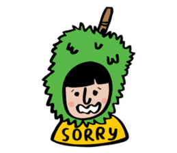 Nahim loves big-fruits sticker #4896750