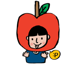 Nahim loves big-fruits sticker #4896751