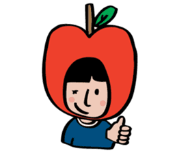 Nahim loves big-fruits sticker #4896754