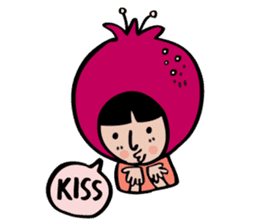 Nahim loves big-fruits sticker #4896757