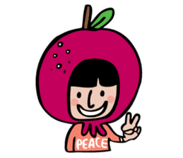 Nahim loves big-fruits sticker #4896759