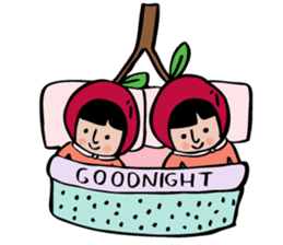 Nahim loves big-fruits sticker #4896761