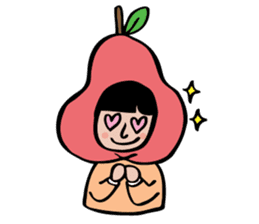 Nahim loves big-fruits sticker #4896768