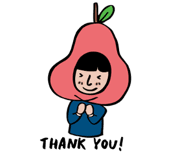 Nahim loves big-fruits sticker #4896770