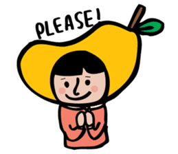 Nahim loves big-fruits sticker #4896773